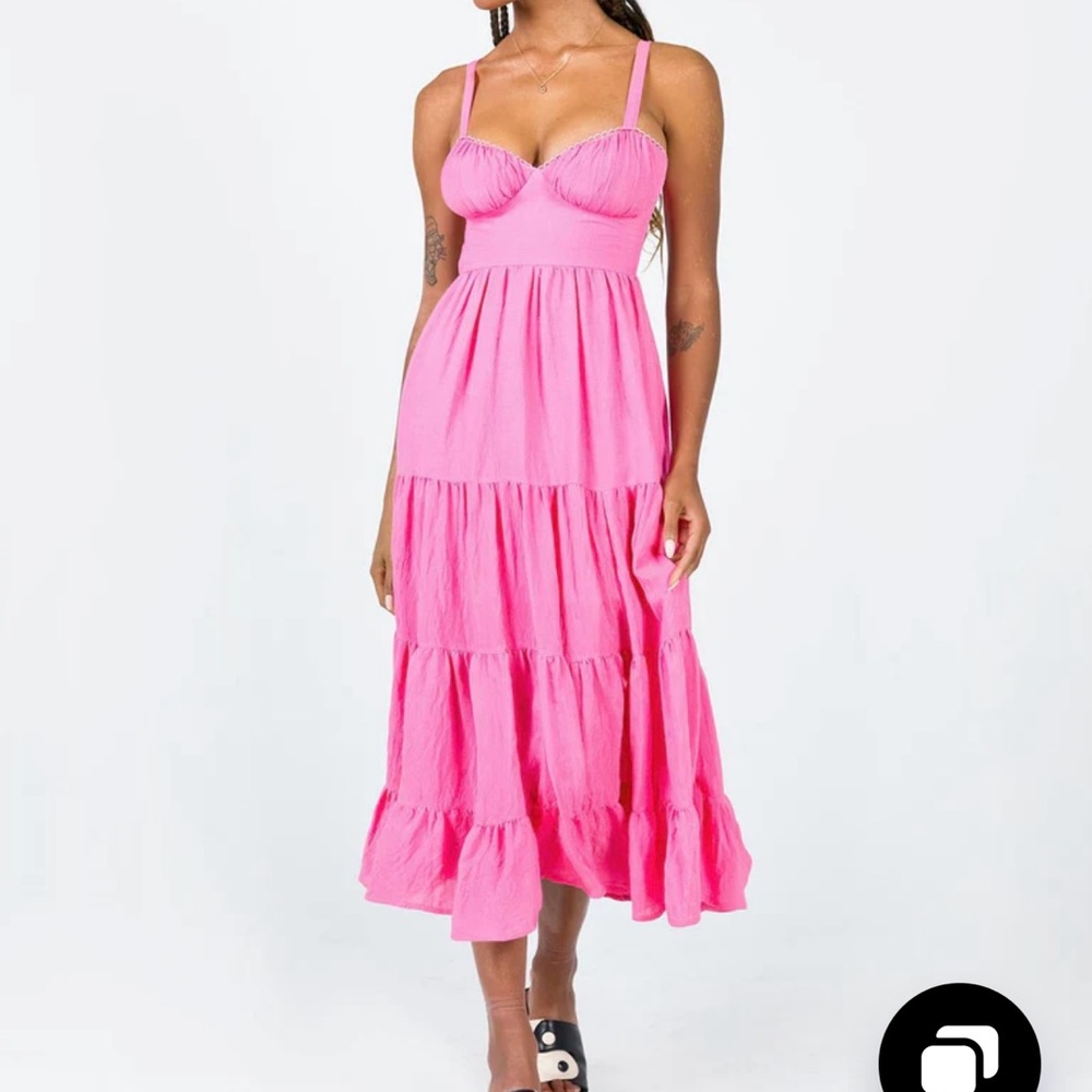 Princess Polly Pink Midi Dress